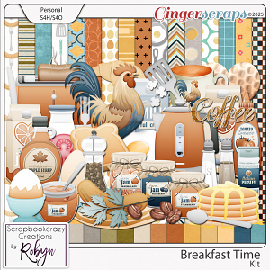 Breakfast Time Kit by Scrapbookcrazy Creations