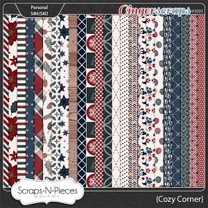 Cozy Corner Pattern Papers by Scraps N Pieces