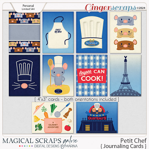 Petit Chef (journaling cards)