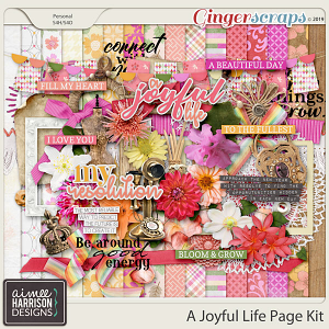 A Joyful Life Page Kit by Aimee Harrison
