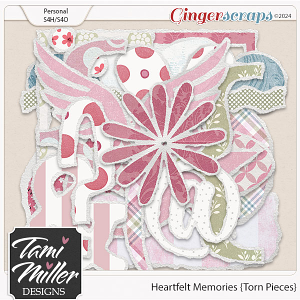 Heartfelt Memories Torn Pieces by Tami Miller Designs
