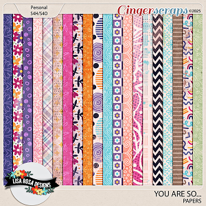 You Are So - Papers by Lisa Rosa Designs