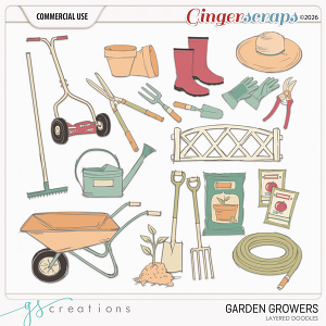 Garden Growers Layered Doodles (CU) by GS Creations Garden Growers Layered Doodles (CU) by GS Creations