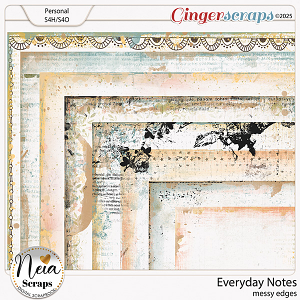 Everyday Notes - Messy Edges - by Neia Scraps