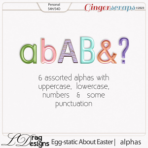 Egg-static About Easter: Alphas by LDragDesigns