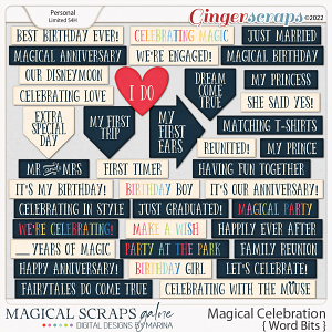 Magical Celebration (word bits)