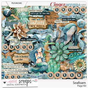Seafoam - Page Kit - by Neia Scraps