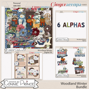 Woodland Winter - Bundle by Connie Prince
