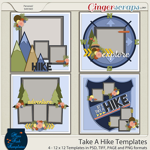 Take A Hike Templates by Miss Fish
