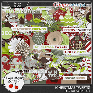 Christmas Tweets - KIT by Twin Mom Scraps