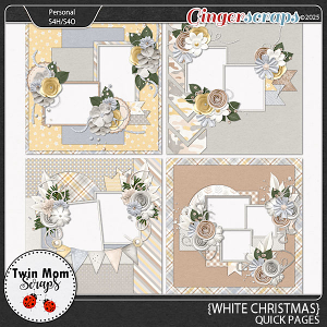 White Christmas - QUICK PAGES by Twin Mom Scraps