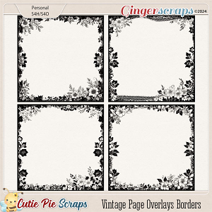 Vintage Page Overlays Borders 21