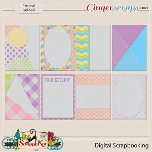 Digital Scrapbooking Journal Cards by The Scrappy Kat