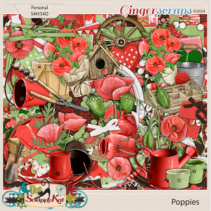 Poppies by The Scrappy Kat