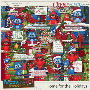 Home for the Holidays by BoomersGirl Designs