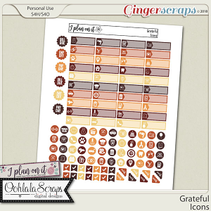 Grateful Planner Icons Pack