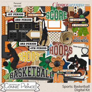 Sports: Basketball  - Kit by Connie Prince