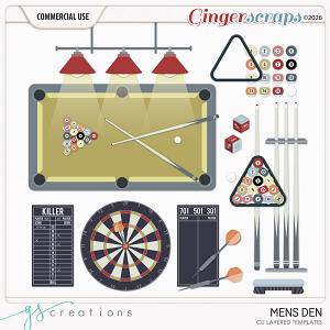 Mens Den Layered Templates (CU) by GS Creations
