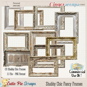 CU Shabby Chic Fancy Frames