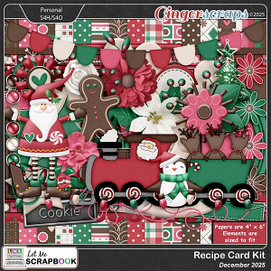 2025-12 Recipe Card Kit by Let Me Scrapbook 2025-12 Recipe Card Kit by Let Me Scrapbook