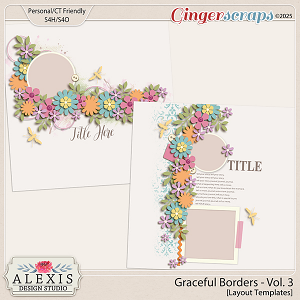 Graceful Borders - Templates Vol. 3