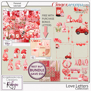 Love Letters Collection by Scrapbookcrazy Creations