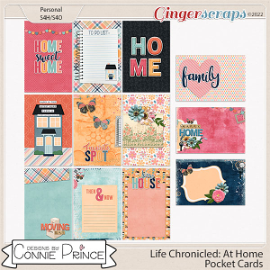 Life Chronicled: At Home - Pocket Cards by Connie Prince