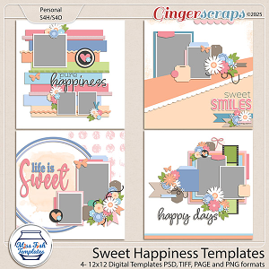 Sweet Happiness Templates by Miss Fish