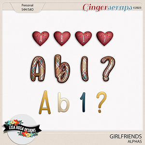Girlfriends - Alphas by Lisa Rosa Designs