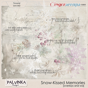 Snow-Kissed Memories Overlays and WA by Palvinka Designs