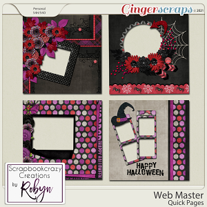 Web Master Quick Pages by Scrapbookcrazy Creations
