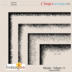 Masks Edges 11 by Lindsay Jane
