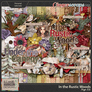 In the Rustic Woods Page Kit by Aimee Harrison