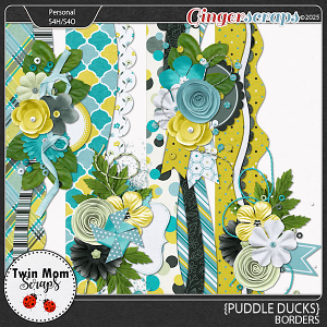 Puddle Ducks - BORDERS by Twin Mom Scraps