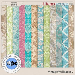 Vintage Wallpaper 2 by Wetfish Designs