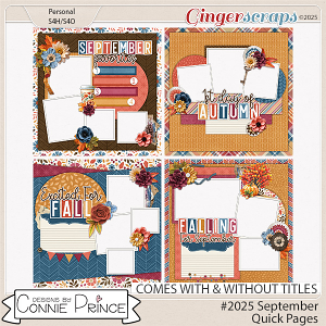 #2025 September - Quick Pages by Connie Prince