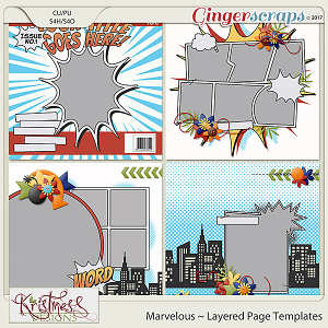 Marvelous Layered Page Templates