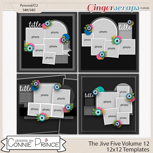 The Jive Five Volume 12 - 12x12 Temps (CU Ok) by Connie Prince