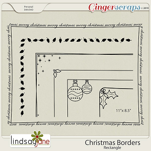 Christmas Borders Rec 1 by Lindsay Jane