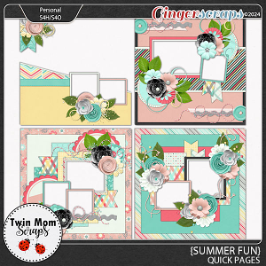 Summer Fun - QUICK PAGES by Twin Mom Scraps