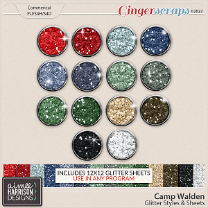 Camp Walden Glitter Styles and Sheets by Aimee Harrison