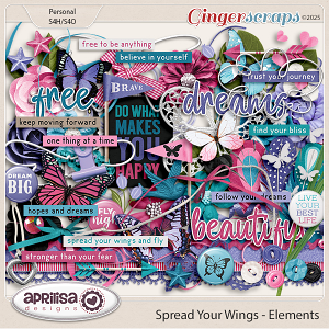 Spread Your Wings - Elements by Aprilisa Designs