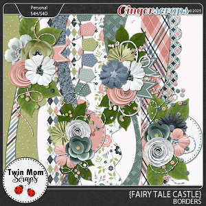 Fairy Tale Castle - BORDERS by Twin Mom Scraps