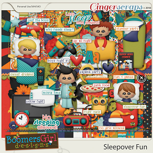 Sleepover Fun by BoomersGirl Designs