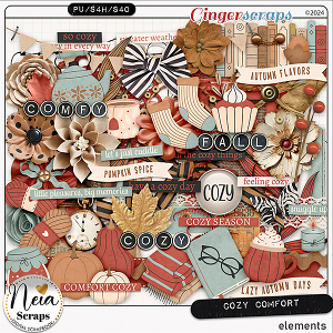 Cozy Comfort - Elements - by Neia Scraps