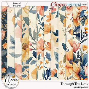 Through The Lens - Special Papers - by Neia Scraps