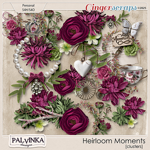 Heirloom Moments Clusters by Palvinka Designs