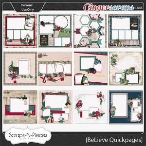 Be-Lieve Quickpages by Scraps N Pieces Be-Lieve Quickpages by Scraps N Pieces