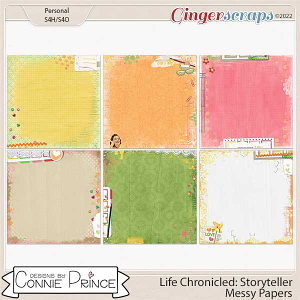 Life Chronicled: Storyteller - Messy Papers by Connie Prince