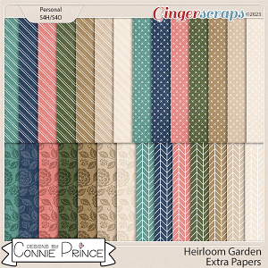 Heirloom Garden - Extra Papers by Connie Prince
